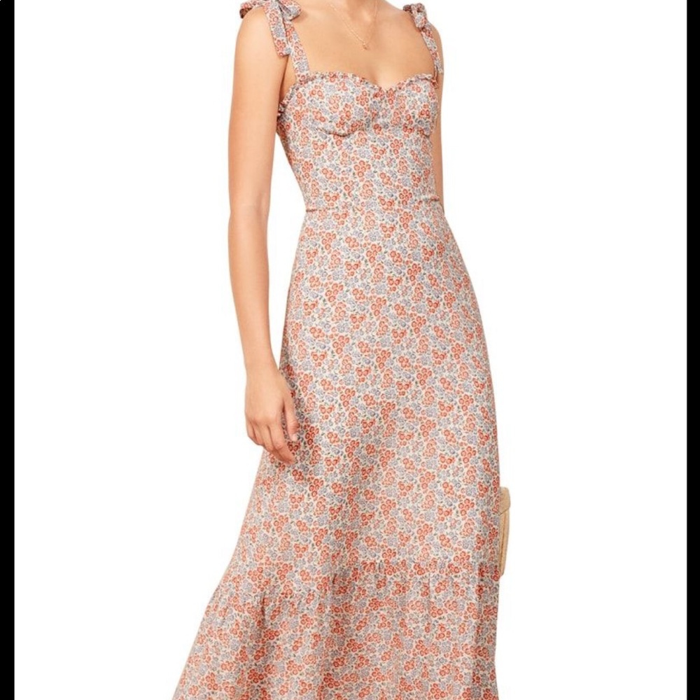 Reformation Nikita floral print size 4 🤍😍